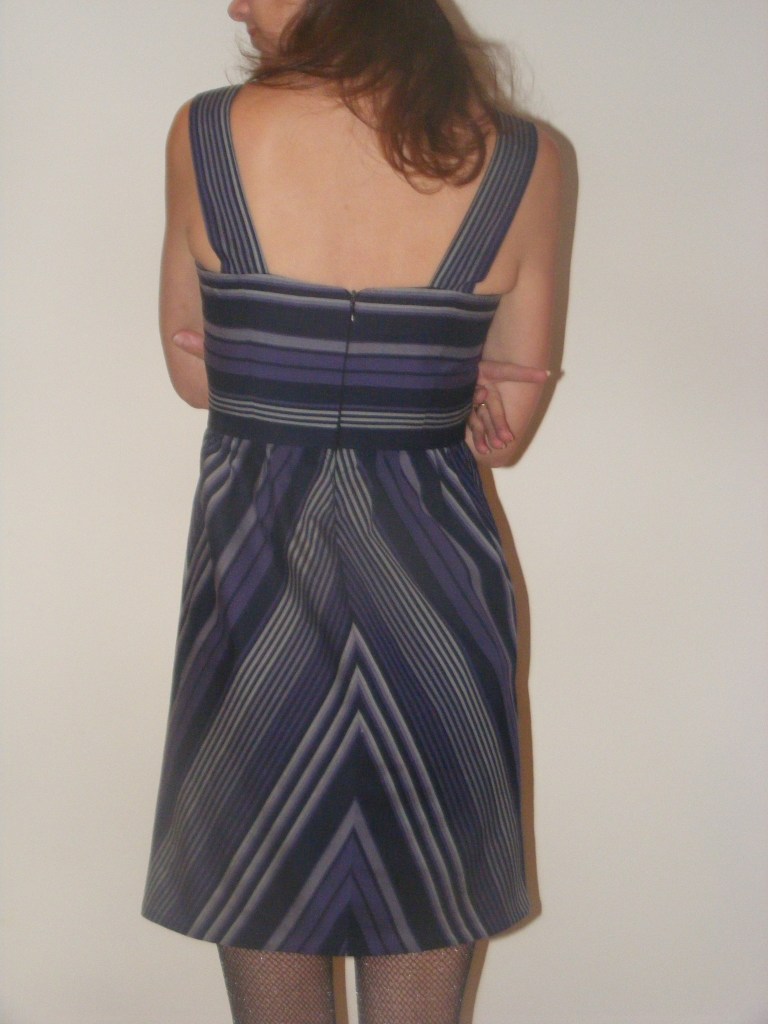 Colette Hazel - back view - bias cut skirt