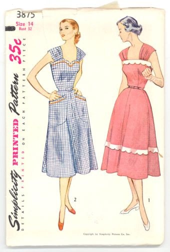 Vintage Simplicity dress - very Cambie-like