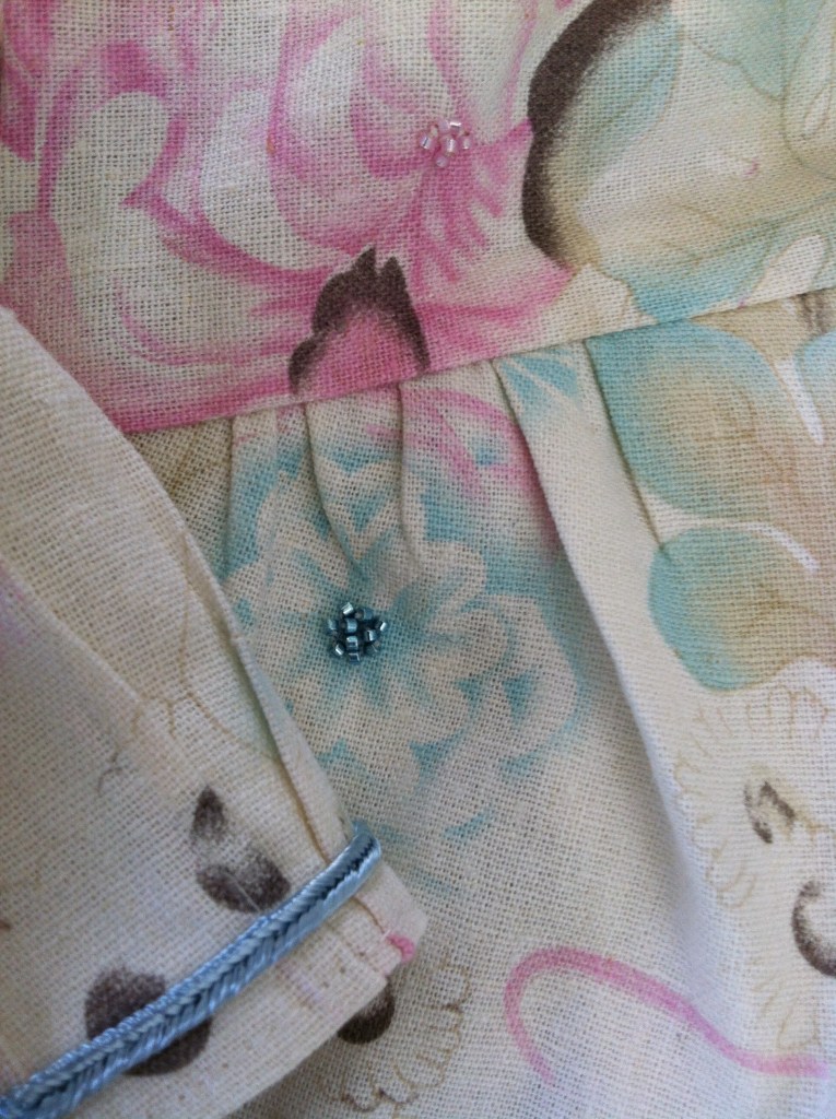 Gathers, trim and beads!