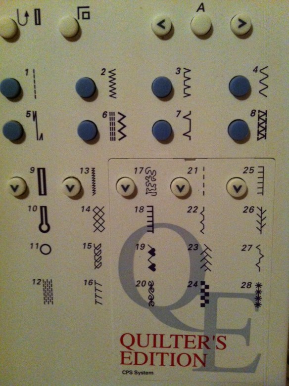 stitches on my Bernina sewing machine