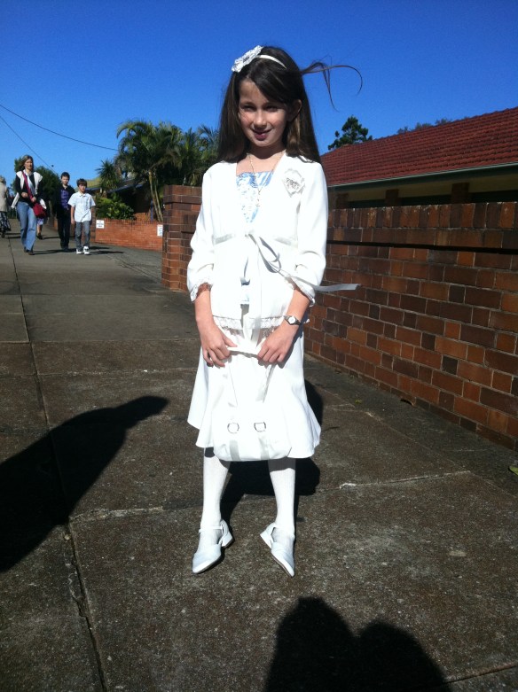 Zoe's first Communion