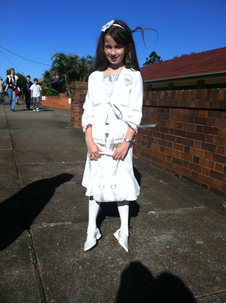 Zoe's first Communion