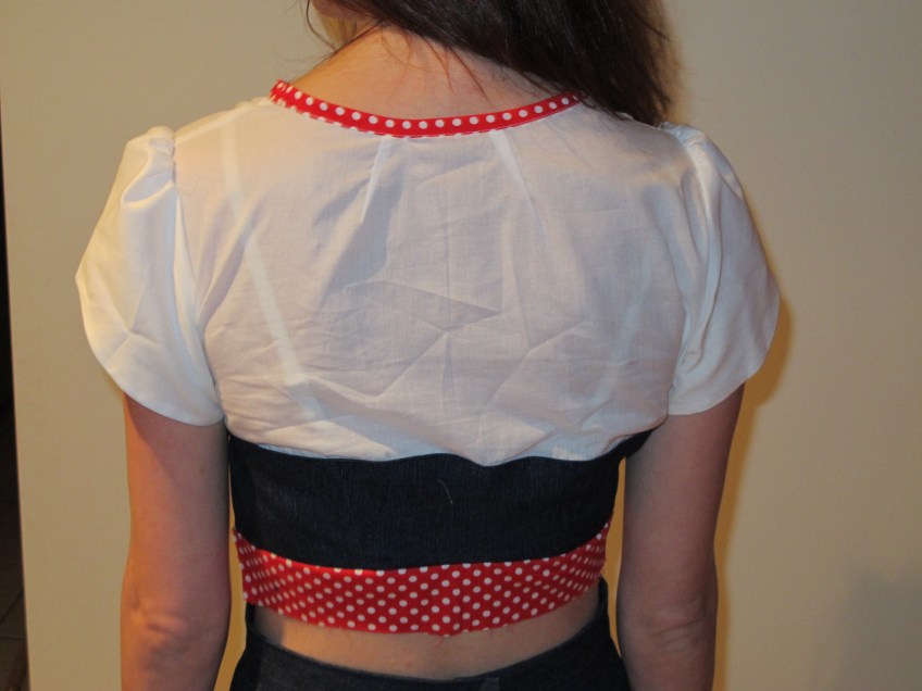 Colette Macaron Muslin bodice - back view