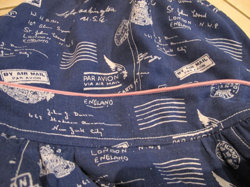 Sewaholic Minoru - my disaster hood zipper