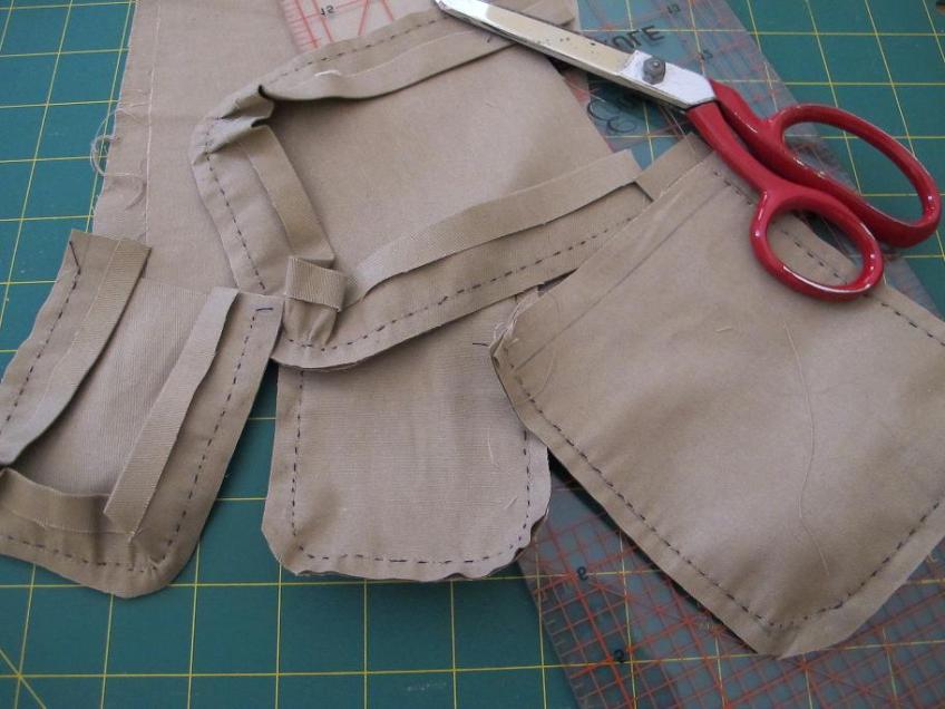 BurdaStyle 03/2012 #117 Children's Vest in progress