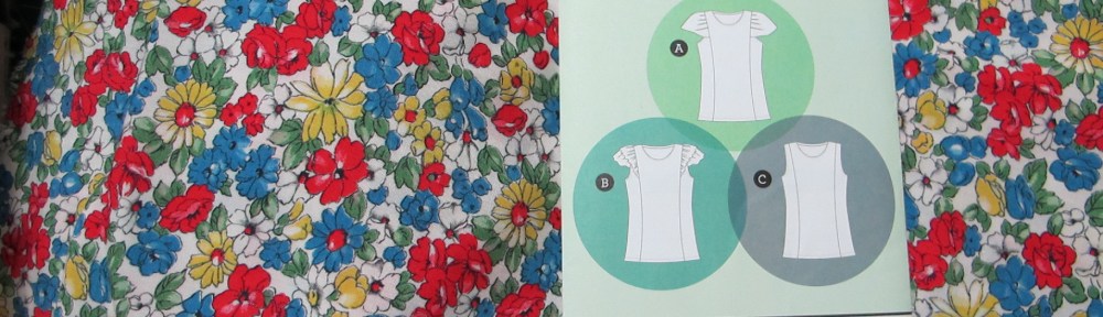 Op shop floral cotton