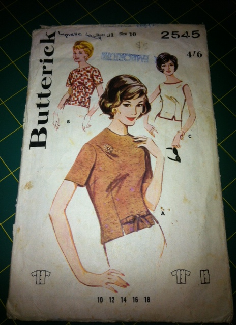 Vintage blouse pattern Vintage blouse pattern