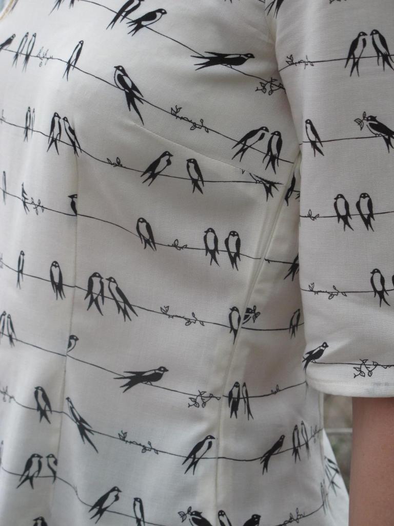 Sewaholic Alma - the side zipper