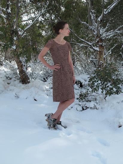 Happy Birthday Vintage Dress - the shoes