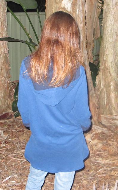 Vogue hoodie - back view