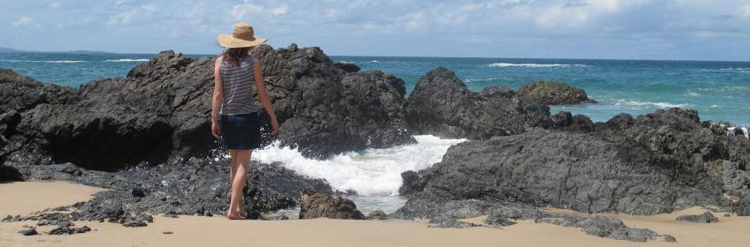 Maria Denmark - Day to Night Top. The 'day' shot, back view