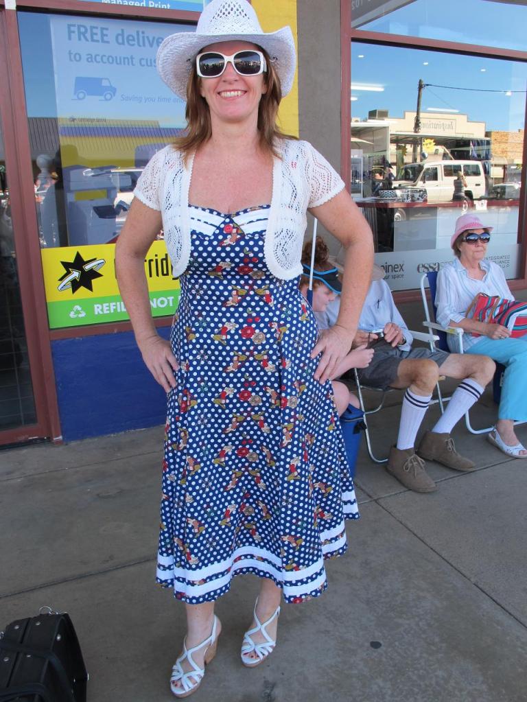 Spotty dress - this one's for you Scruffy Badger!