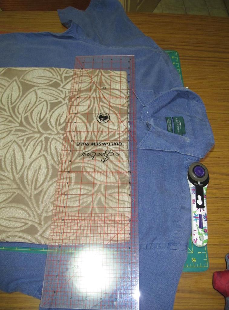 Man Cushions: Cutting out the cover