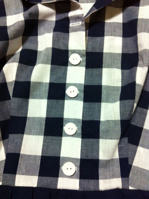 Vogue 8028 mash-up - shirt front