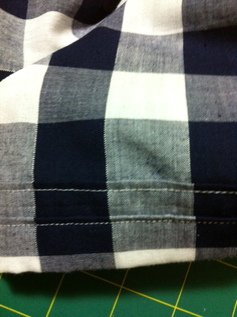 Vogue 8028 mash-up - sleeve details