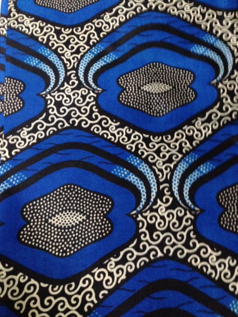 African wax fabric from Brixton. 