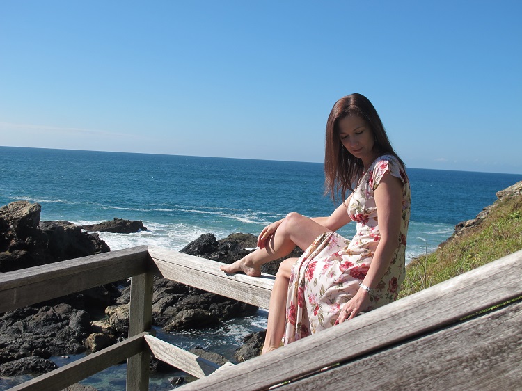 Anna Rose - whoops there are my legs!! No so ladylike.