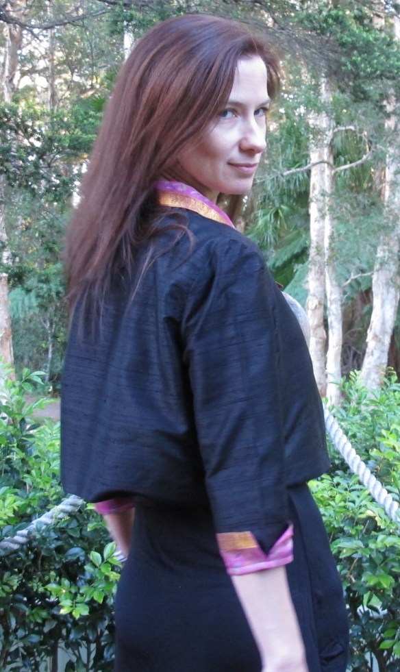 By Hand Victoria Blazer - The Sari Edition back view