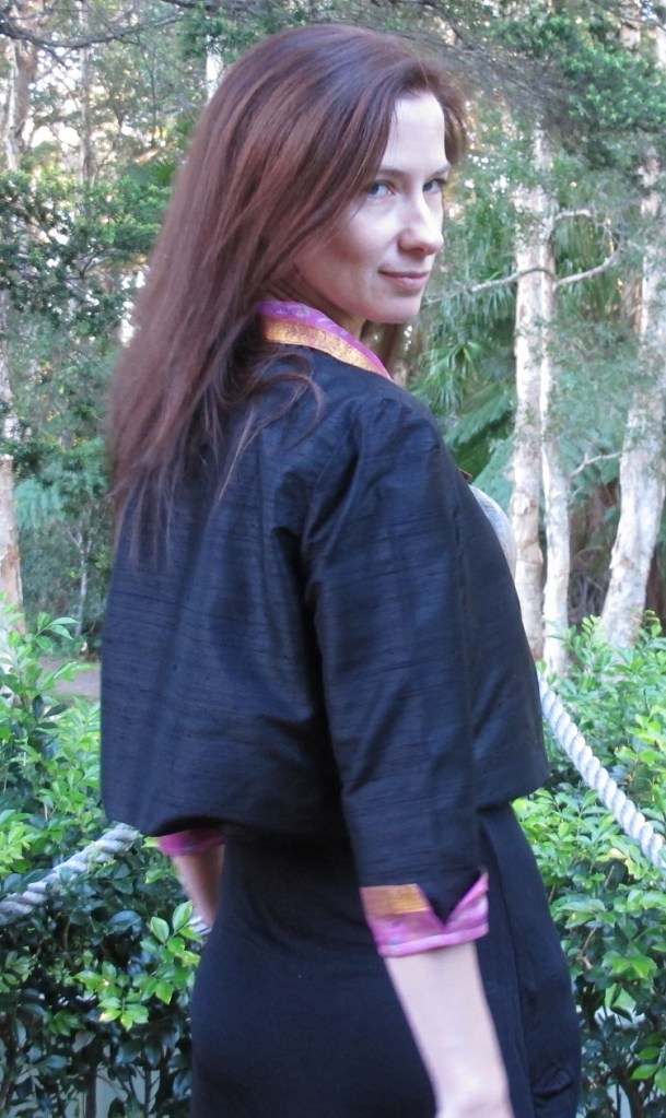 By Hand Victoria Blazer - The Sari Edition back view