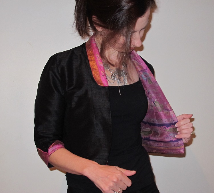 By hand Victoria Blazer - the Sari Edition & lining!