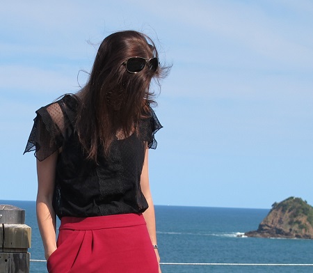 Onshore breeze and suddenly I'm Cousin It.