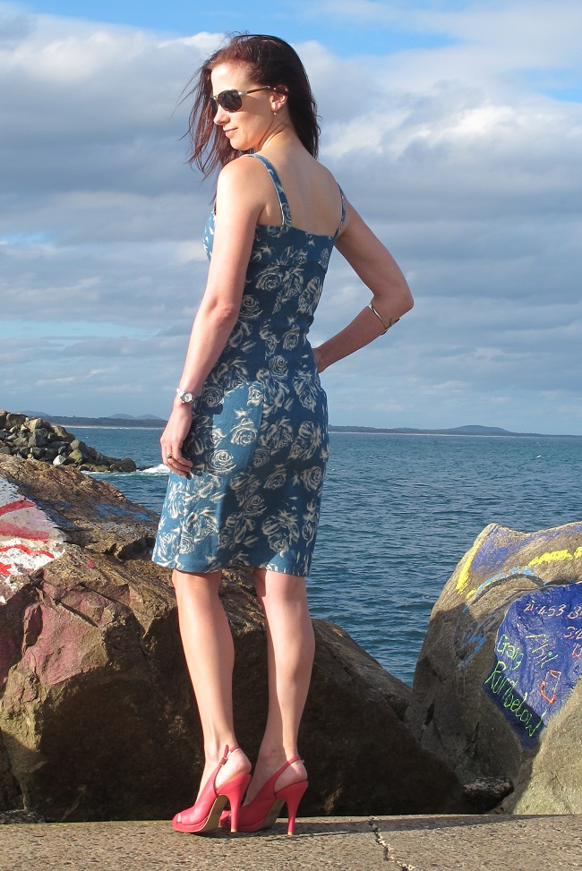 Georgia Dress, the back view