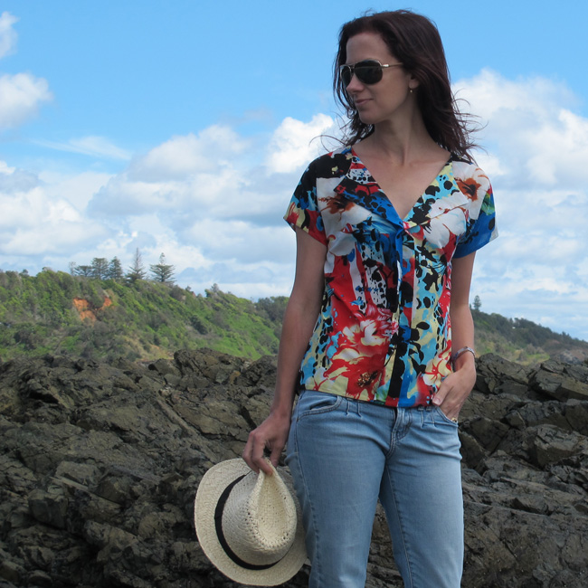 Lovely easy shirt to wear... especially in silk cotton...