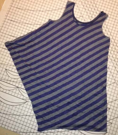 Drape Drape 2. Pattern No. 2, the one-piece side drape top