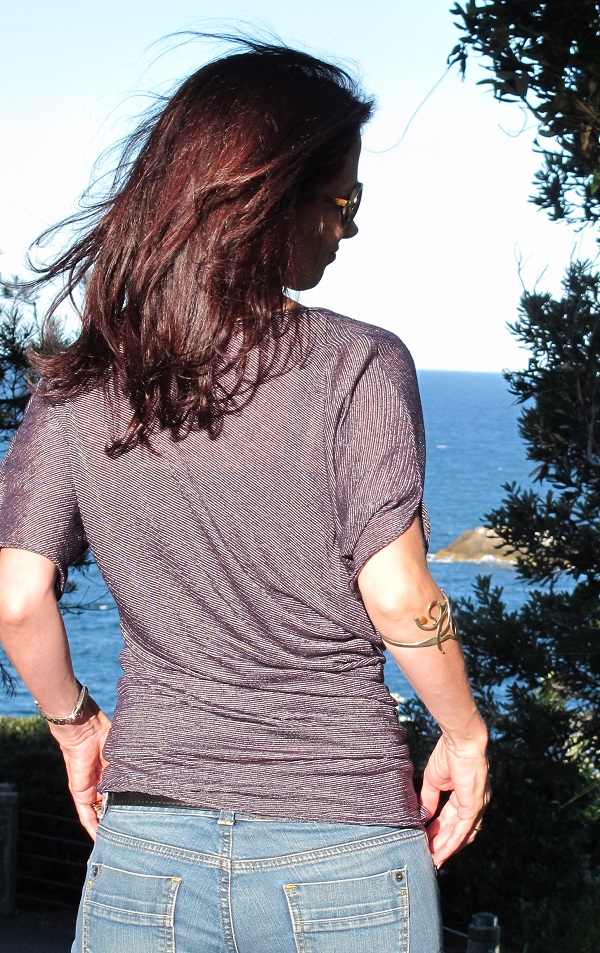 Drape Drape 2: Pattern No 4 Asymmetric Scoop neck shirt