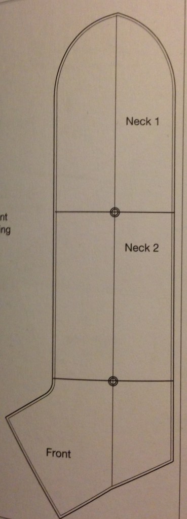 Drape Drape 2: No.6 Three-piece deep cowl neck dressThe line drawing - not actually very helpful for construction