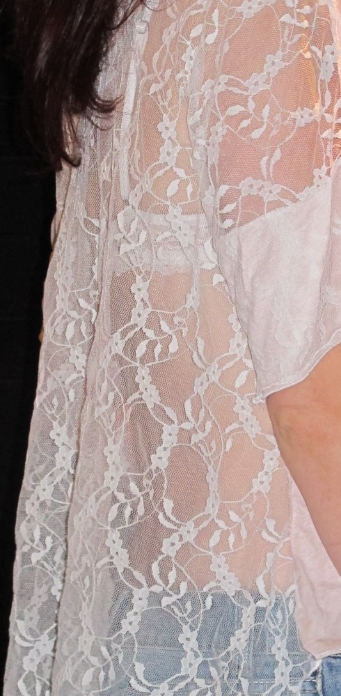 Dixie DIY Summer Concert tee - the lace backed version