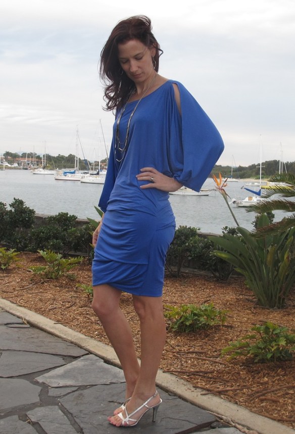 No. 7 from Drape Drape 2 - Batwing dress. Sewn by Sew Busy Lizzy from rayon knit from The Fabric Store, Sydney