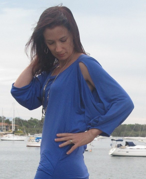 No. 7 from Drape Drape 2 - Batwing dress. Sewn by Sew Busy Lizzy from rayon knit from The Fabric Store, Sydney