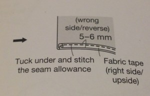 I found this impossible to achieve neatly with a rayon knit.