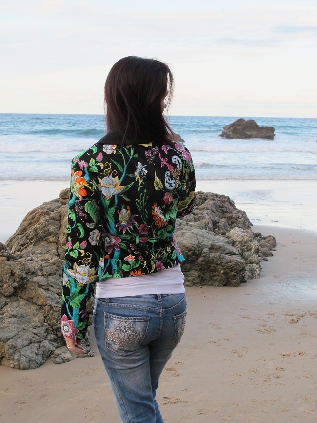 Bellatrix Blazer by Papercut Patterns, back view