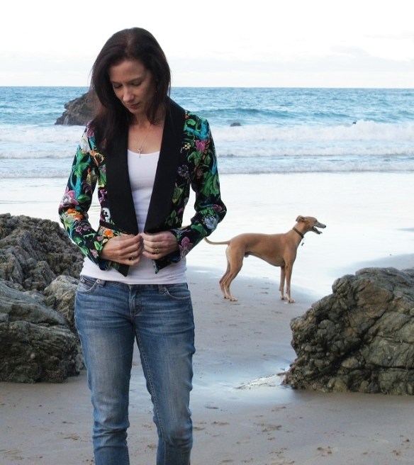 Bellatrix Blazer by Papercut Patterns, front view