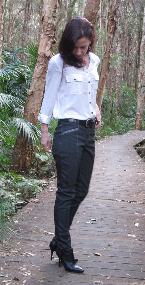 Named Patterns: Jamie Jeans. Side view