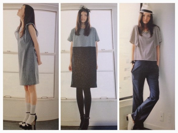 A flutter sleeve shift, a simple colour-block shift and a jersey flutter sleeve top.