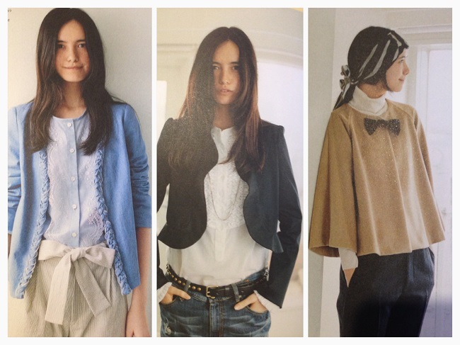 Love this braided edge denim jacket, a bolero with a flounced edge and a very sweet short, flared coat