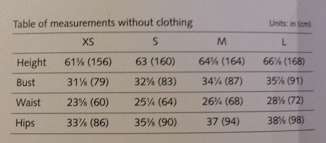 Casual Sweet Clothes: Size Chart