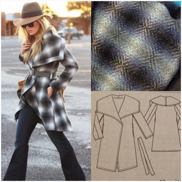 My ready-to-wear inspiration, the fabric and the pattern....