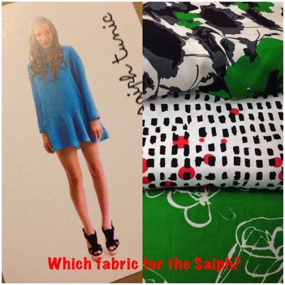 Papercut Saiph Tunic - material options