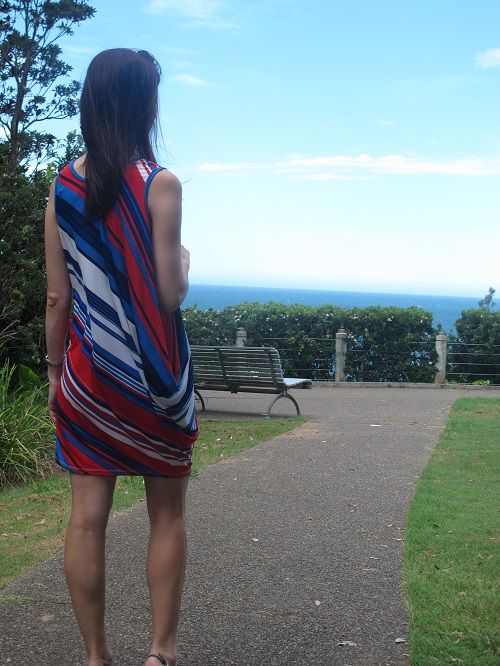 No 2. from Drape Drape 2. Back view - with the drapes.