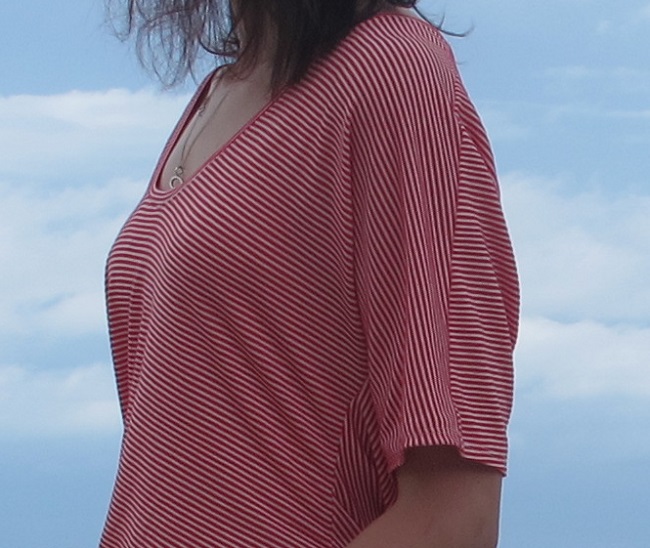 Drape Drape 2, Number 4. 'Straight' sleeve stripes - 'not' matching.