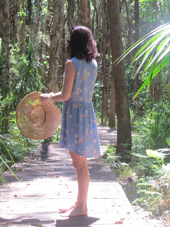 Grainline Alder view B - back view