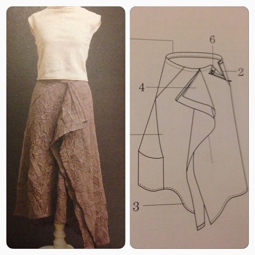 a draped skirt... yes my weakness!