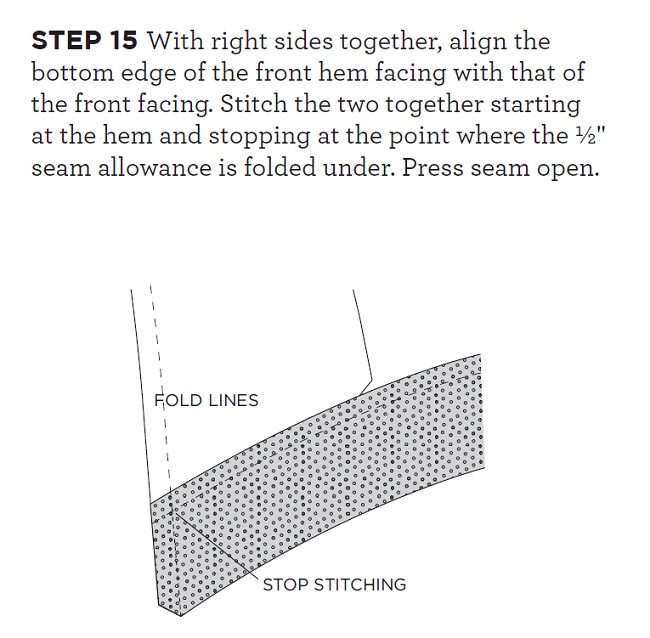 Step 15 - Grainline Morris Blazer