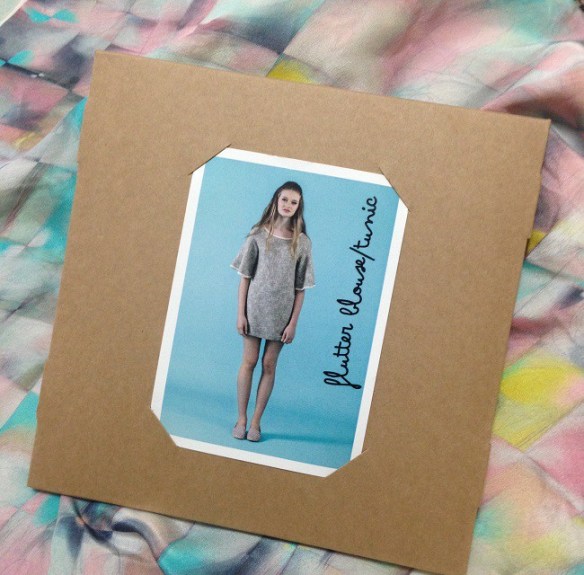 Flutter tunic - Papercut Patterns package