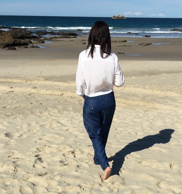 Papercut Patterns Guise Pants - I've included this so you can see how the elastic back looks. It is not 'that' gathered