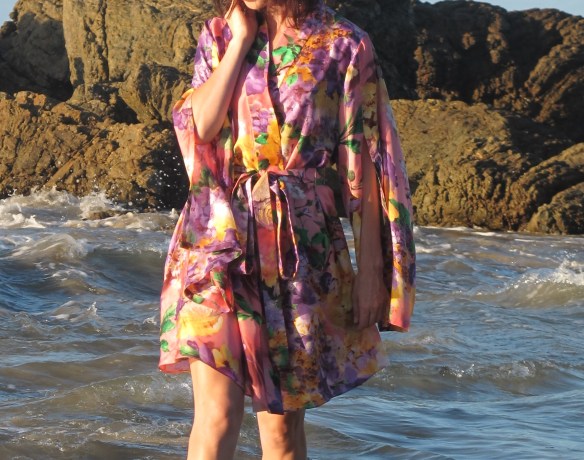 Asaka Kimono, Named Patterns, front view.